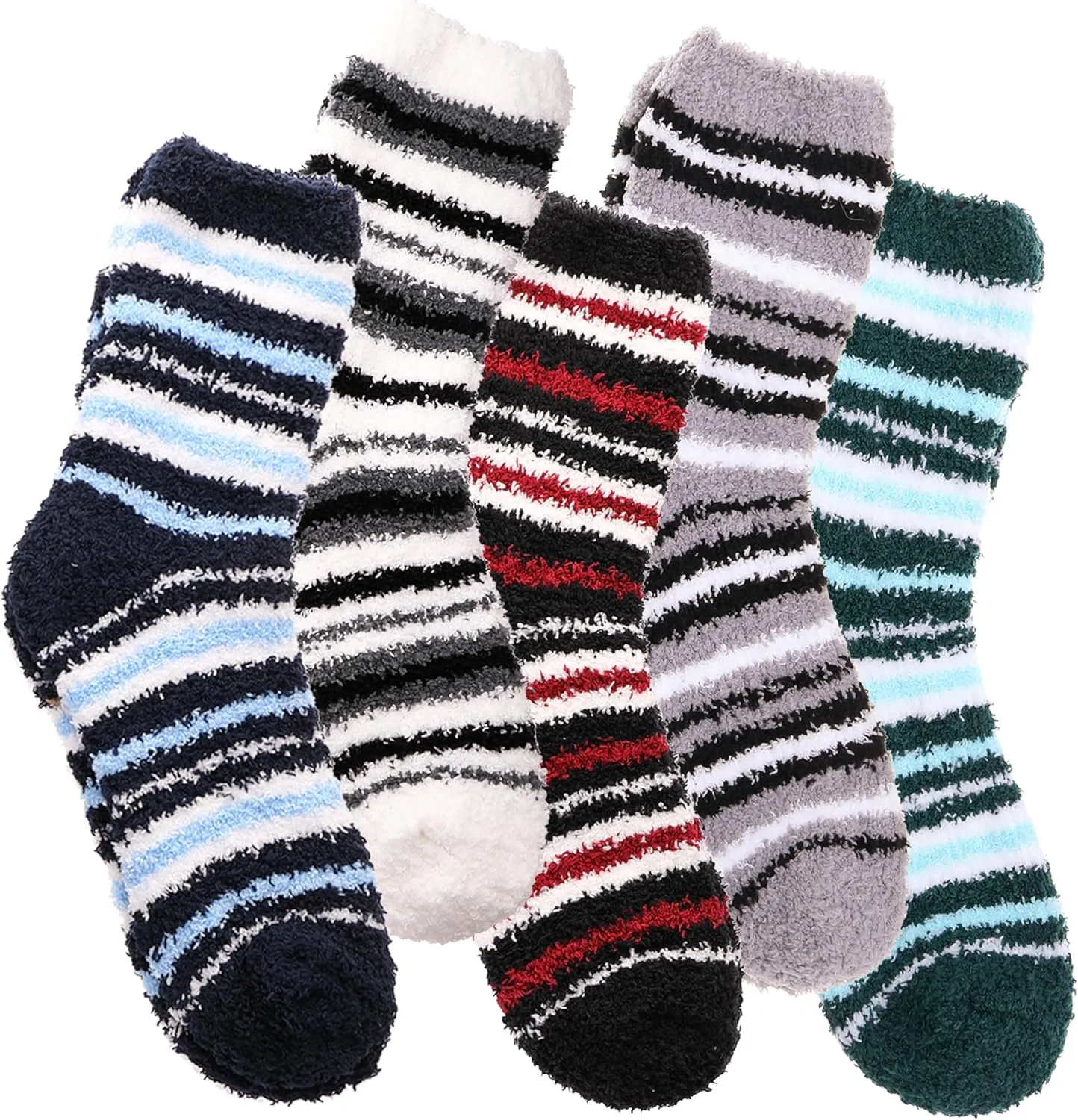 EBMORE Womens Fuzzy Socks Fleece Fluffy Cabin Plush Warm Sleep Soft Cozy Winter Adult Socks