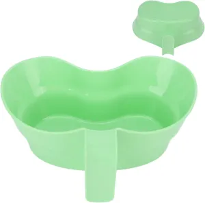 Emesis Basin Bed Mouthwash Cup Elderly Vomit Basin Recycling Oral Care Grip Handle Spit Pan Mouthwash Basin Plastic Emesis Tub with Bowl Bedridden Patient Vomit Bucket Emesis Basin for Toothbrushing