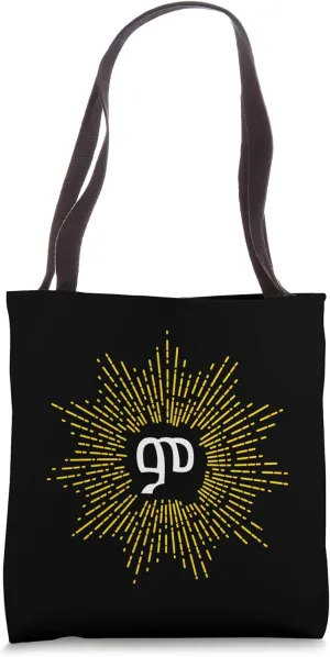 Emperor Menelik II’s Mark with Crown by Golden Bursts Tote Bag