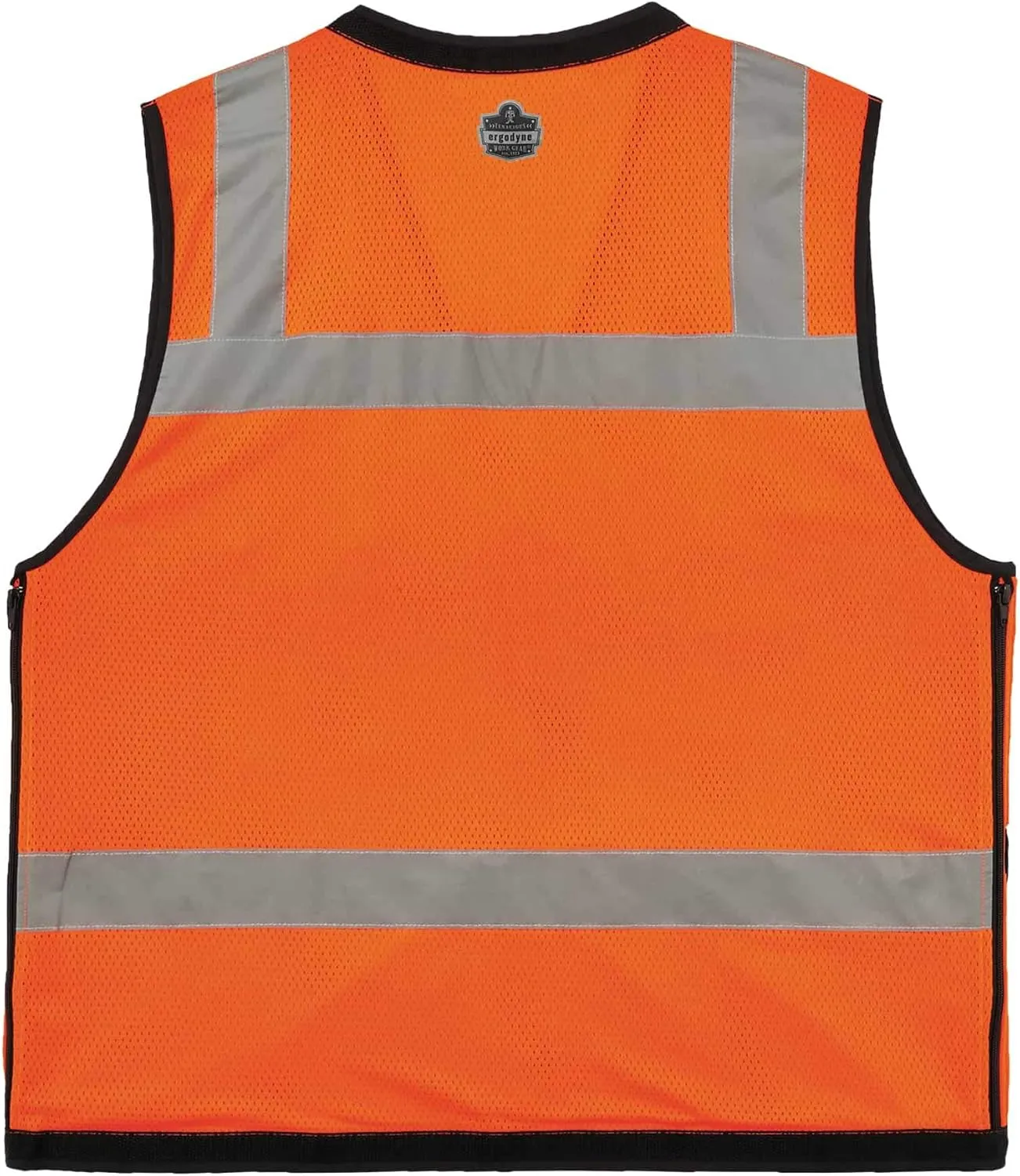 Ergodyne unisex adult Heavy-duty Class 2 Heavy Duty Mesh Surveyors Vest, Orange, Large-X-Large US