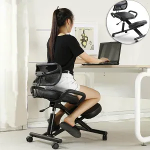 Ergonomic Knee Support Chair - Adjustable Comfort Seat
