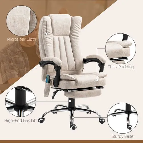 Ergonomic Massage Recliner Chair – Heated Vibration Therapy with Adjustable Recline and Footrest