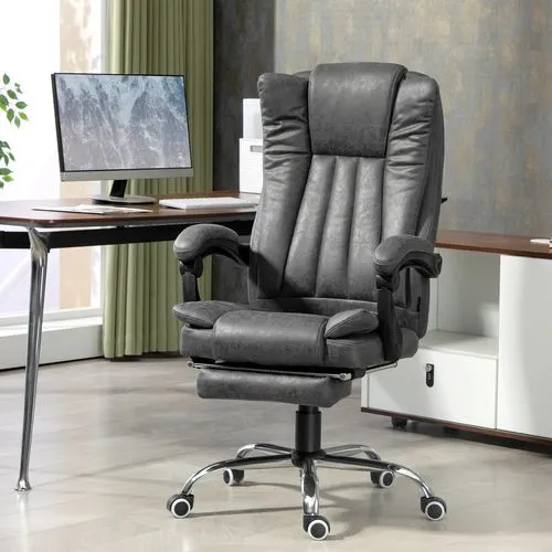 Ergonomic Massage Recliner Chair – Heated Vibration Therapy with Adjustable Recline and Footrest