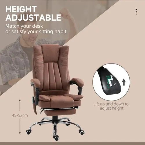 Ergonomic Massage Recliner Chair – Heated Vibration Therapy with Adjustable Recline and Footrest