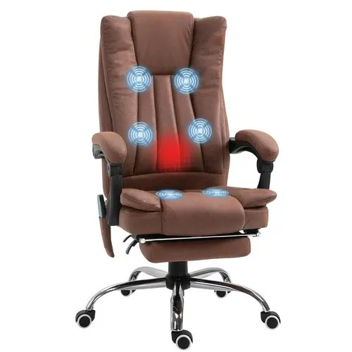 Ergonomic Massage Recliner Chair – Heated Vibration Therapy with Adjustable Recline and Footrest