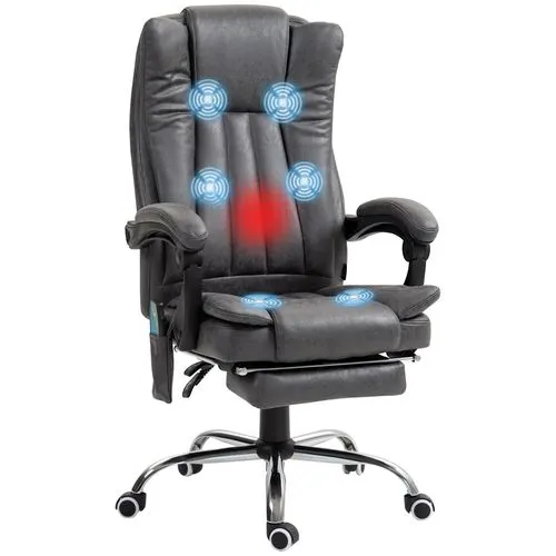 Ergonomic Massage Recliner Chair – Heated Vibration Therapy with Adjustable Recline and Footrest