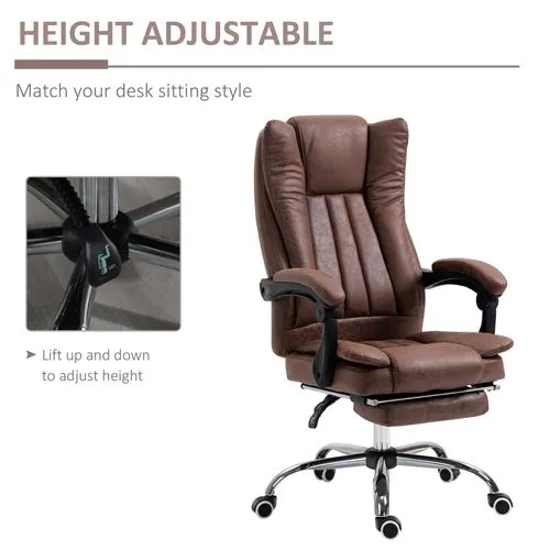 Ergonomic Massage Recliner Chair – Heated Vibration Therapy with Adjustable Recline and Footrest
