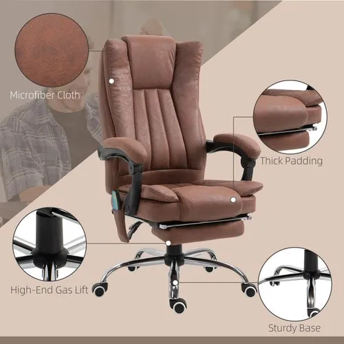 Ergonomic Massage Recliner Chair – Heated Vibration Therapy with Adjustable Recline and Footrest