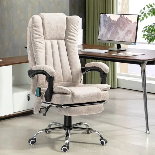 Ergonomic Massage Recliner Chair – Heated Vibration Therapy with Adjustable Recline and Footrest