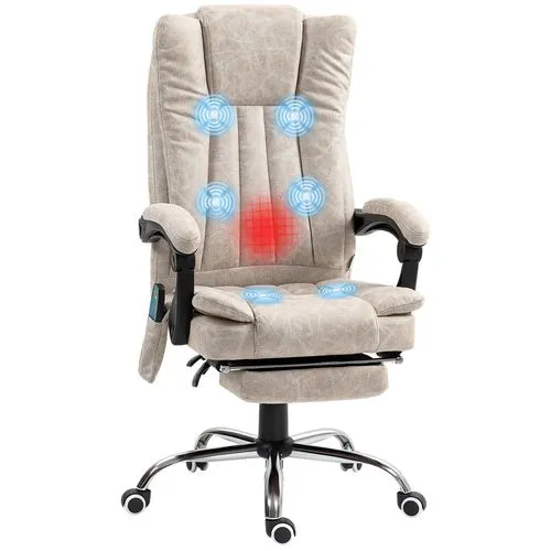 Ergonomic Massage Recliner Chair – Heated Vibration Therapy with Adjustable Recline and Footrest