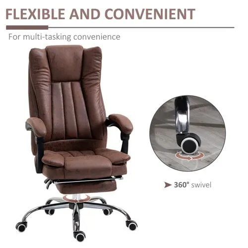 Ergonomic Massage Recliner Chair – Heated Vibration Therapy with Adjustable Recline and Footrest