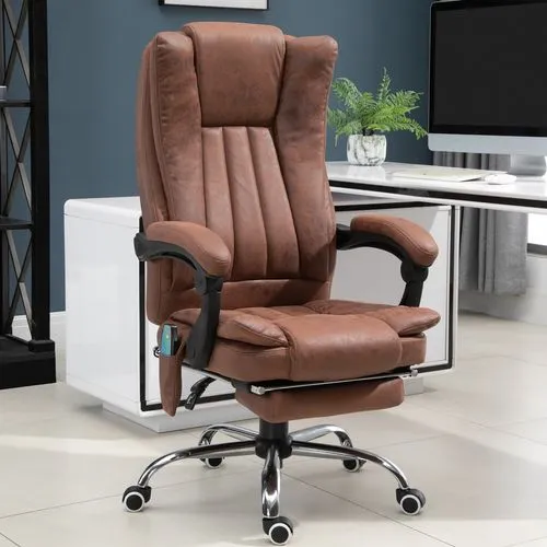 Ergonomic Massage Recliner Chair – Heated Vibration Therapy with Adjustable Recline and Footrest