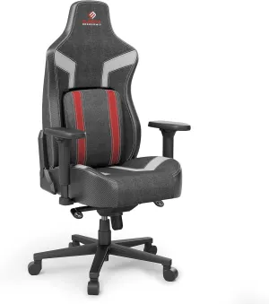 EUREKA ERGONOMIC Gaming Chair, Computer Gamer Chair with Lumbar Support, High Back Office Chair 4.3in Seat Thicker Cushion, Official Blast Competition Ergonomic Gaming Chair for Adults, Python II, Red
