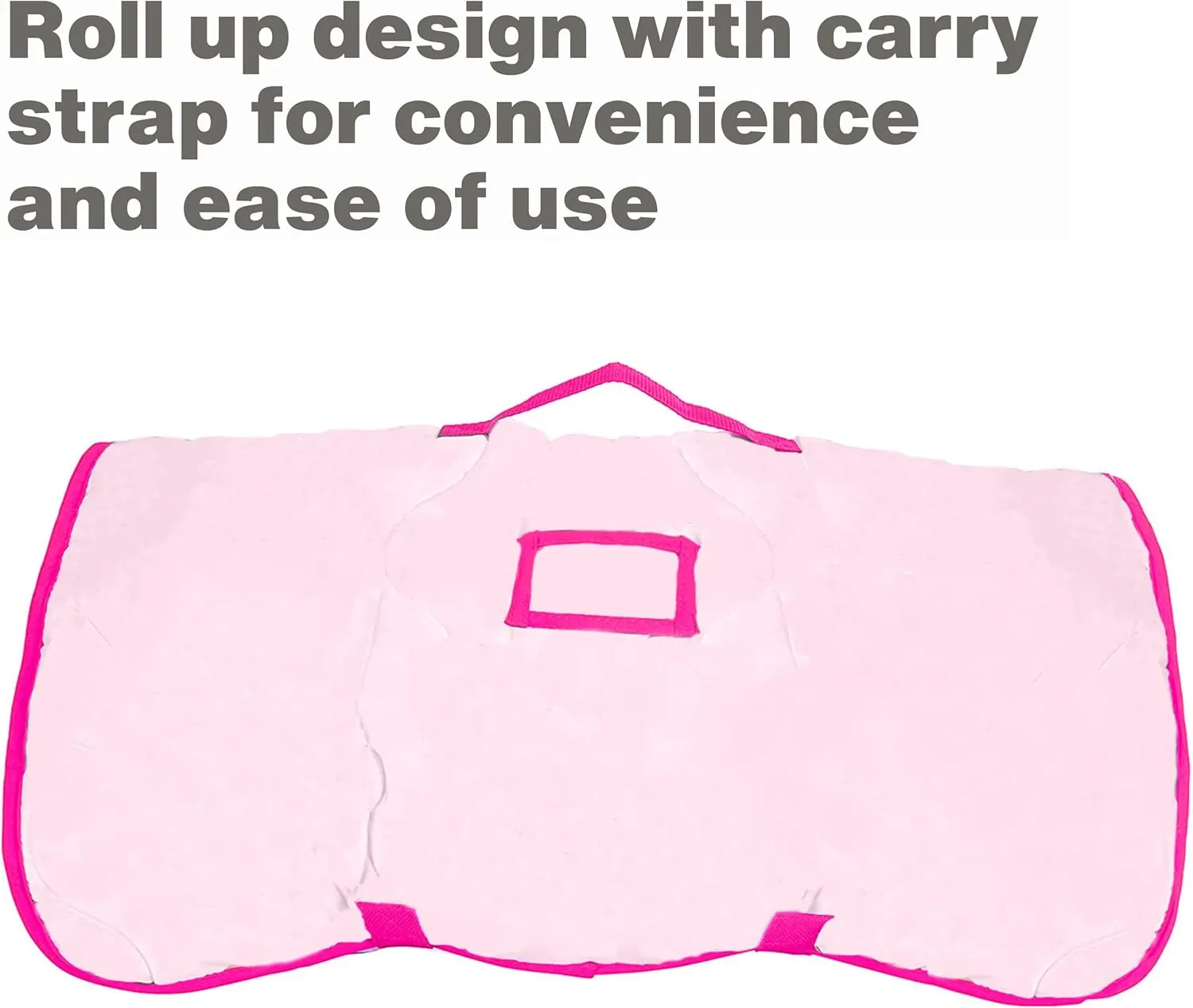 EVERYDAY KIDS Toddler Nap Mat with Removable Pillow -Born to Dance Ballerina- Carry Handle with Straps Closure, Rollup Design, Soft Microfiber for Preschool, Daycare, Sleeping Bag - Ages 2-6 Years