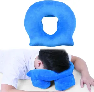 Face Down Pillow for Sleeping - Face Down Pillow After Eye Surgery, BBL Pillow After Surgery for Butt to Sleep, Prone Cushion, Home Massage Pillow, Vitrectomy Retinal Recovery Equipment, Blue