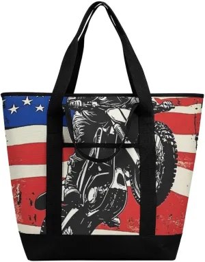 Fashionable Large Thermal Tote Bag Insulated Work/Commute Bag For Women & Men