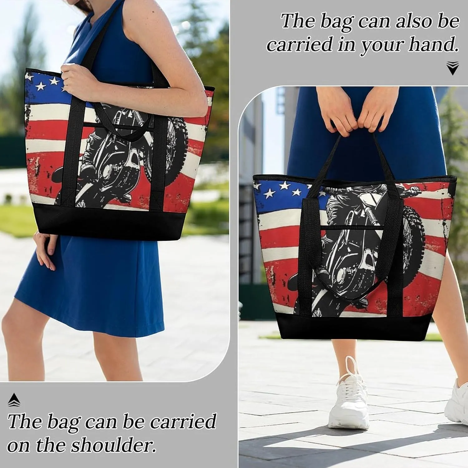 Fashionable Large Thermal Tote Bag Insulated Work/Commute Bag For Women & Men