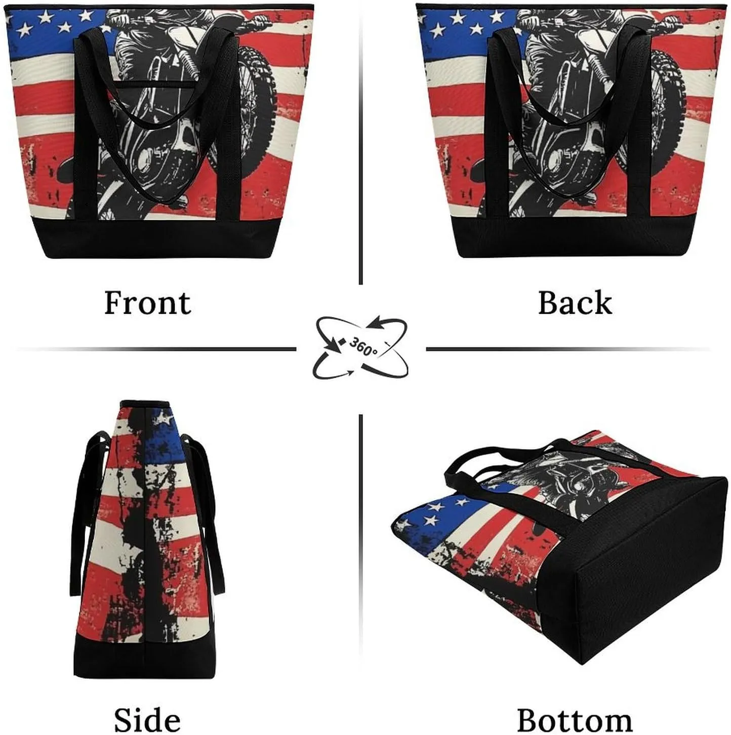 Fashionable Large Thermal Tote Bag Insulated Work/Commute Bag For Women & Men