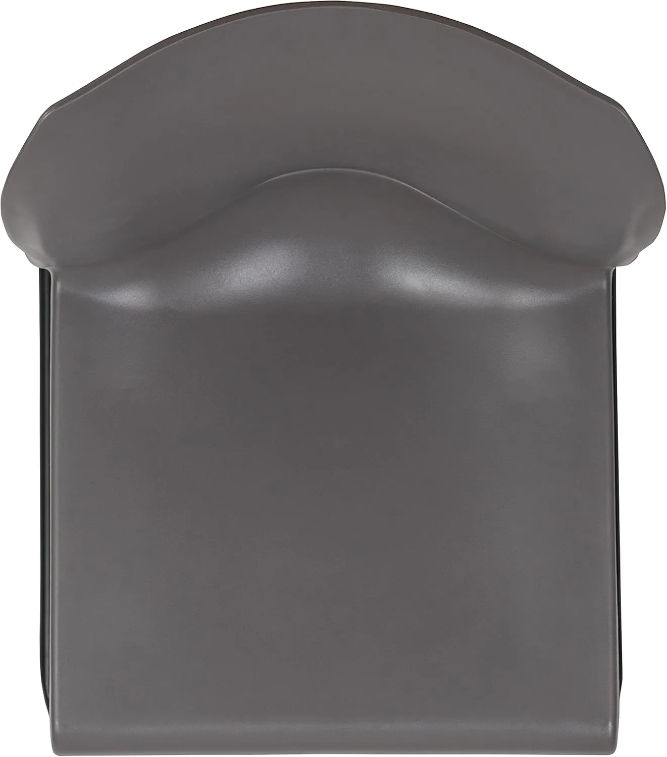 Flash Furniture Hercules Series Contoured Stacking Chairs for Waiting Rooms and Offices, Ergonomic Lobby Chairs with Curved Back, Set of 5, Gray