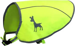 Flexi Alcott Essentials Visibility Dog Vest, Medium, Neon Yellow with Reflective Accents,APL ES MD DV