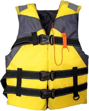 Floaties for Adults High Buoyancy Swim Vest Adjustable Safety Jacket Swimming Fishing Outdoor Water Sports