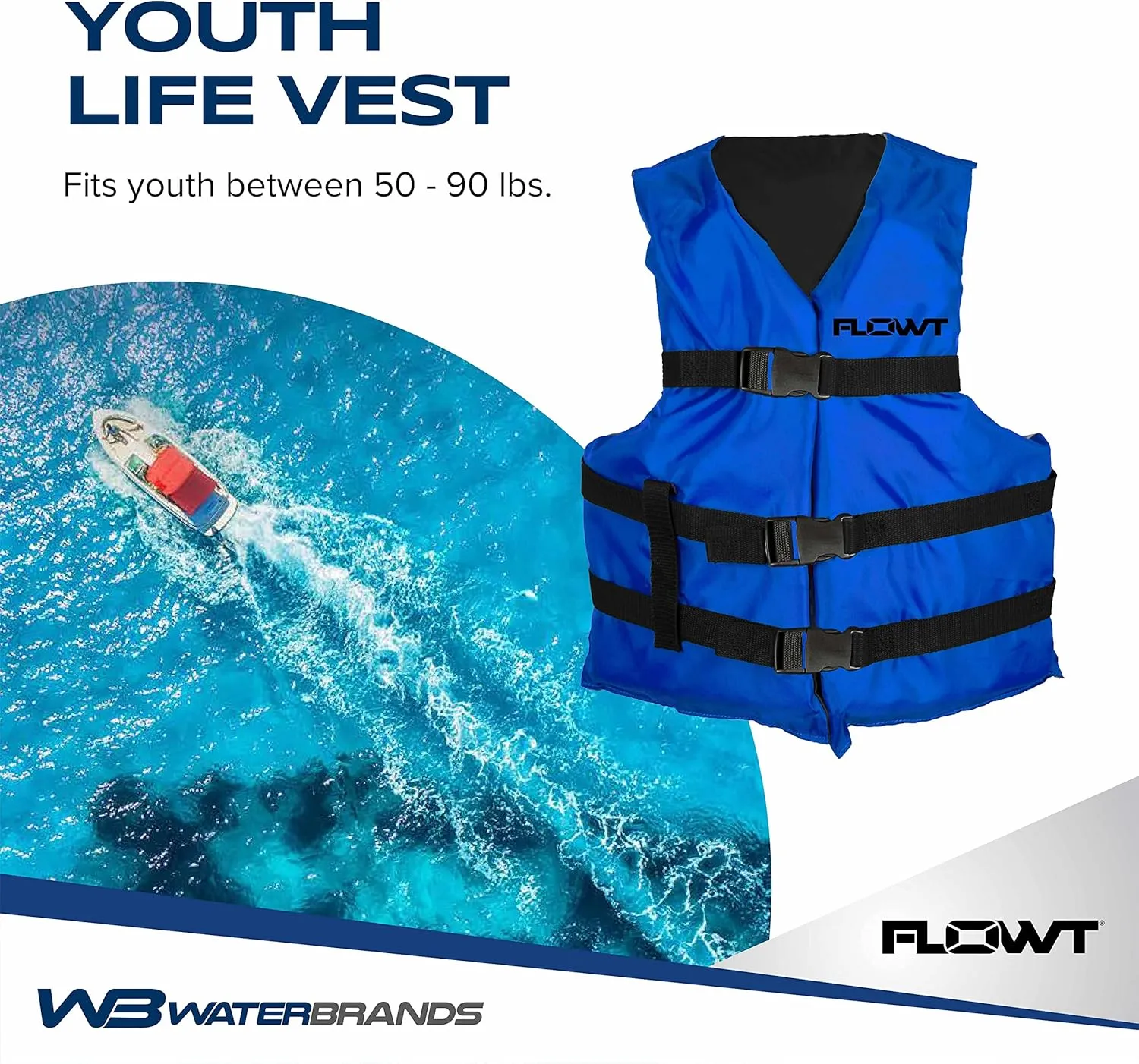 Flowt Multi Purpose Life Jacket, Type II USCG Approved Life Jacket