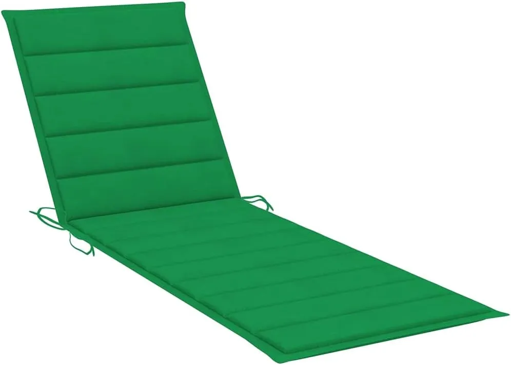 Folding Sun Lounger with Cushion Solid Acacia Woodoutdoor Lounge Chairs Camping Chairs Tanning Chair Recliner chairSuitable for Gardens, courtyards