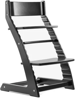 Fornel Wooden High Chair for Babies and Toddlers - Easy Clean Adjustable High Chair for Eating - Toddler HighChair for Dining Table - Montessori Baby highchair from 3 Years to 200 Lb, Grow with Child