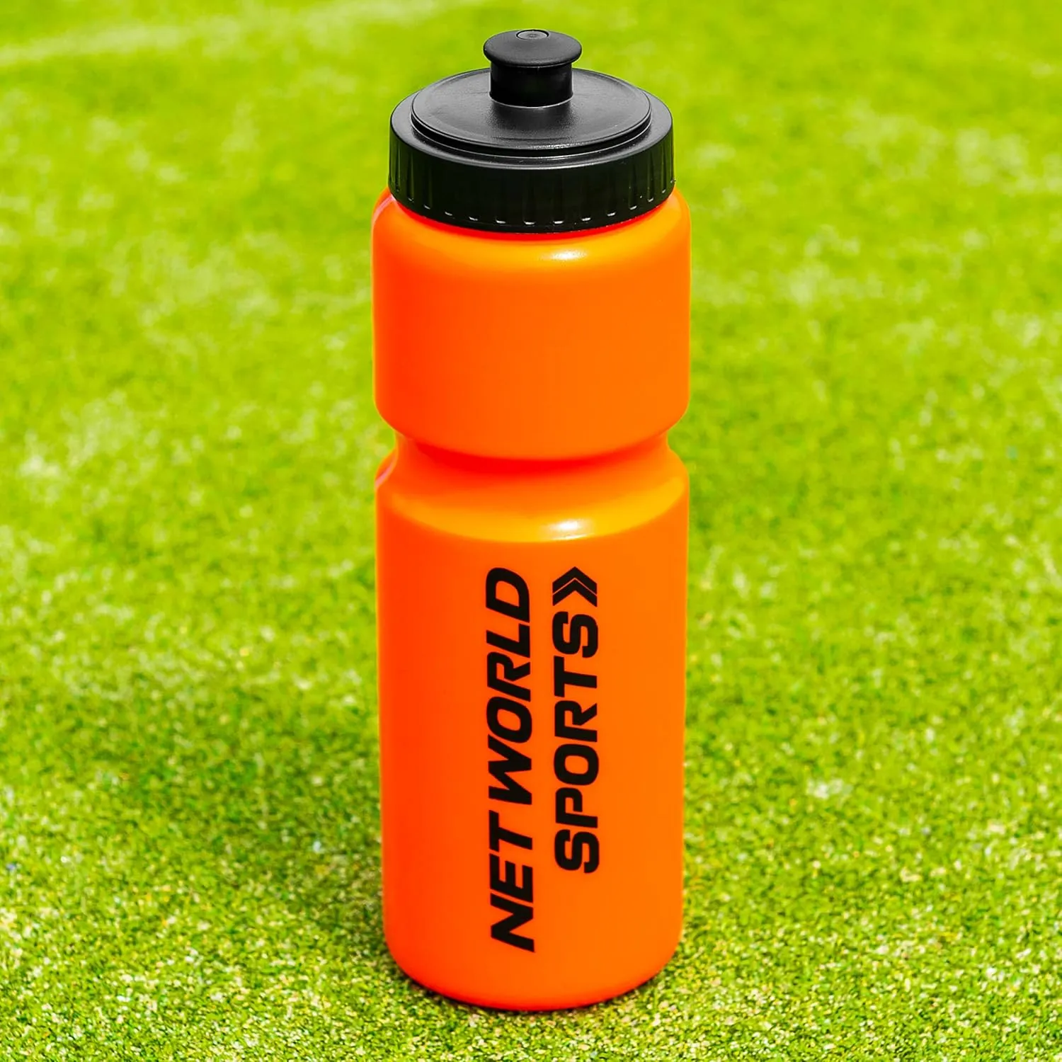 FORZA Team Sports Water Bottles | 25oz Capacity with Portable Carry Bag or Foldable Carrier - BPA-Free Plastic for Hydration on the Go (Carry Bag, Orange)