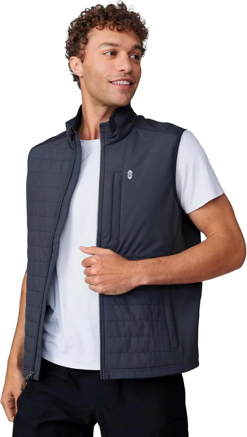 Free Country Men's High Stretch Full Zip Vest