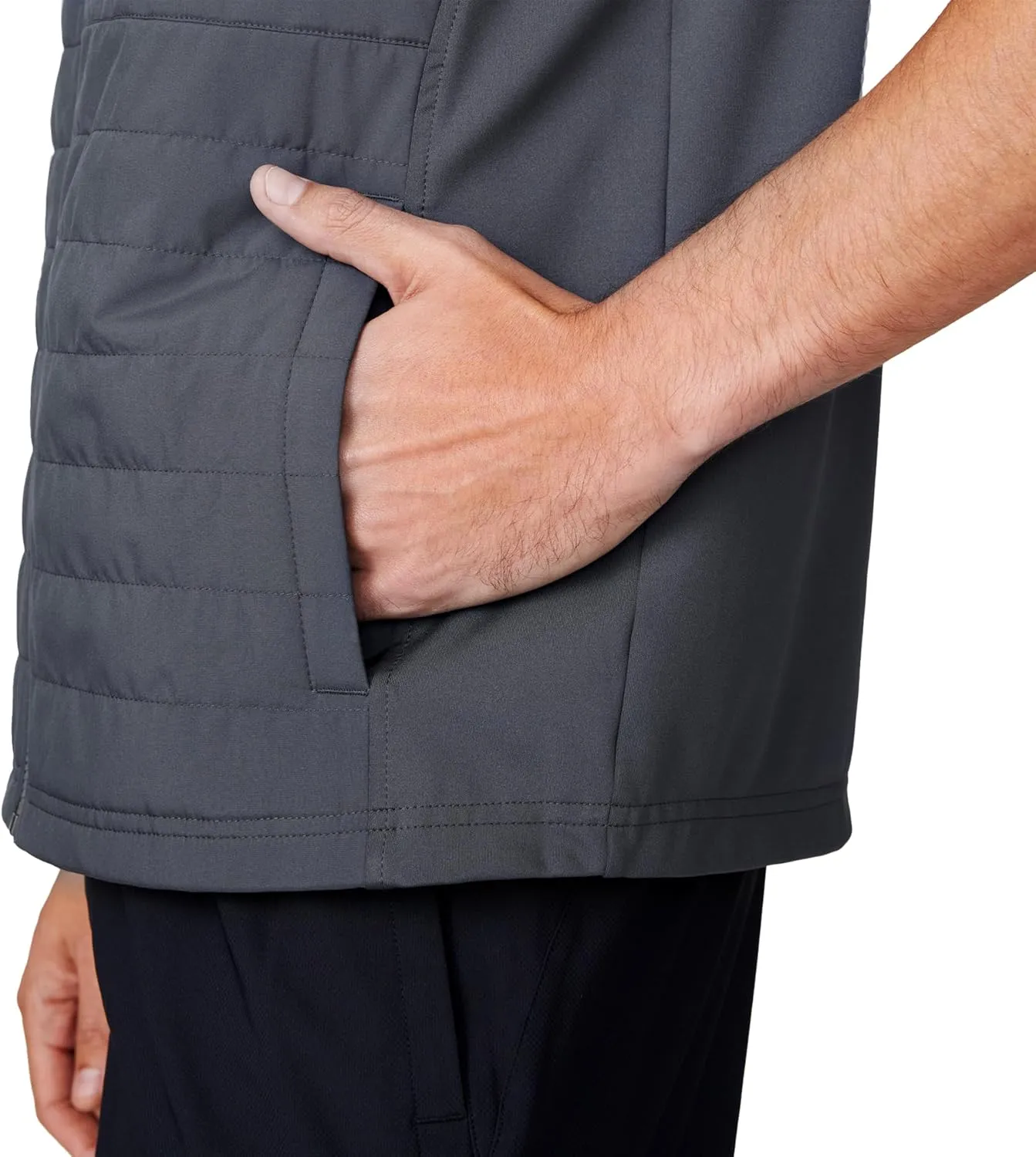 Free Country Men's High Stretch Full Zip Vest