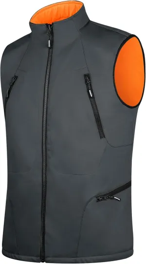 FREE SOLDIER Men's Lightweight Golf Vest Outerwear Windproof Reversible Sleeveless Softshell Jacket Running Vest