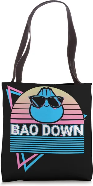 Funny Dim Sum Bao Retro Bao Down Tote Bag
