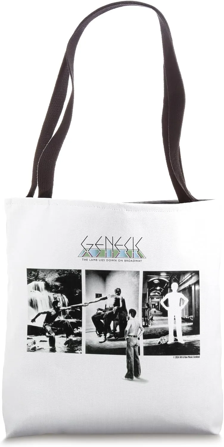 Genesis The Lamb Lies Down on Broadway Tote Bag