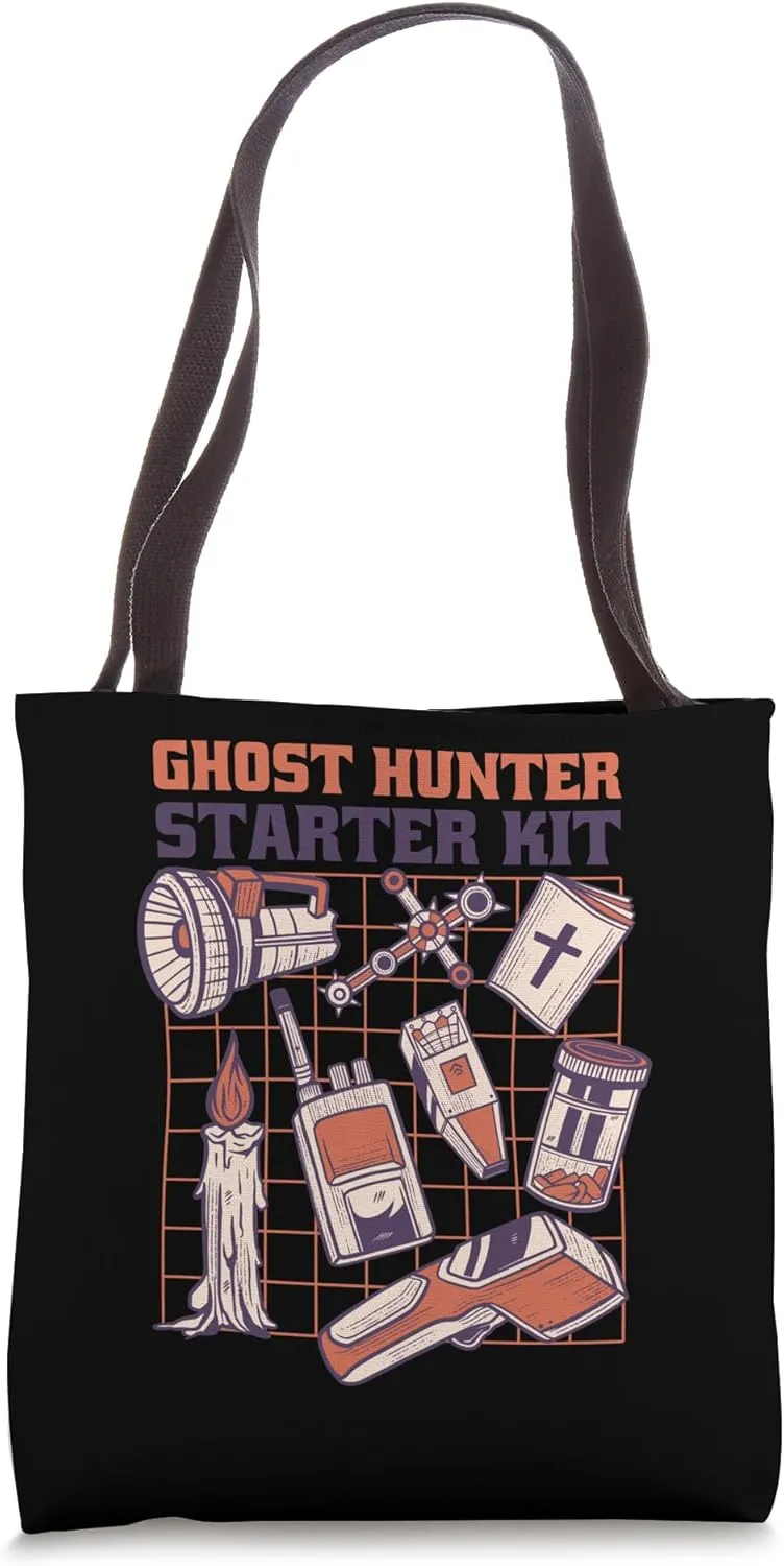 Ghost Hunter Equipment Kit Paranormal Investigations Tote Bag