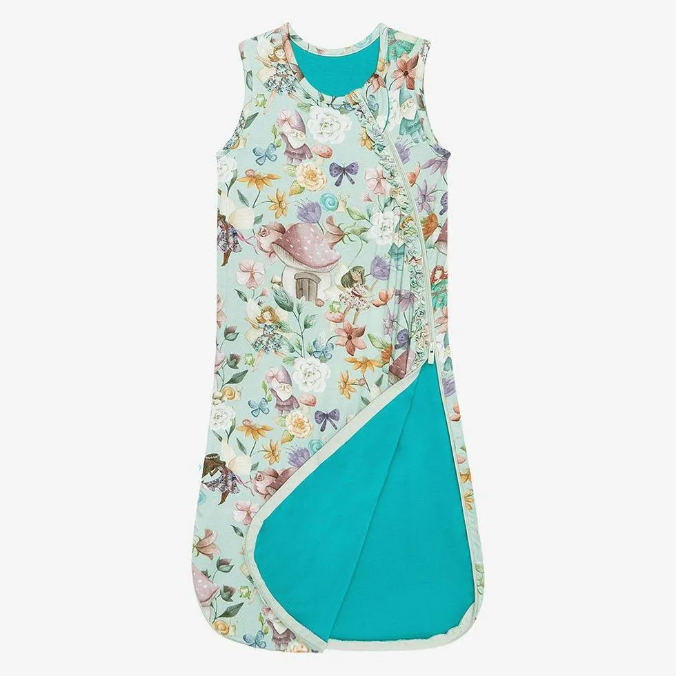 Girl's Bamboo Ruffled Sleeveless Sleeping Bag, TOG 1.0 - Faye (Fairies)