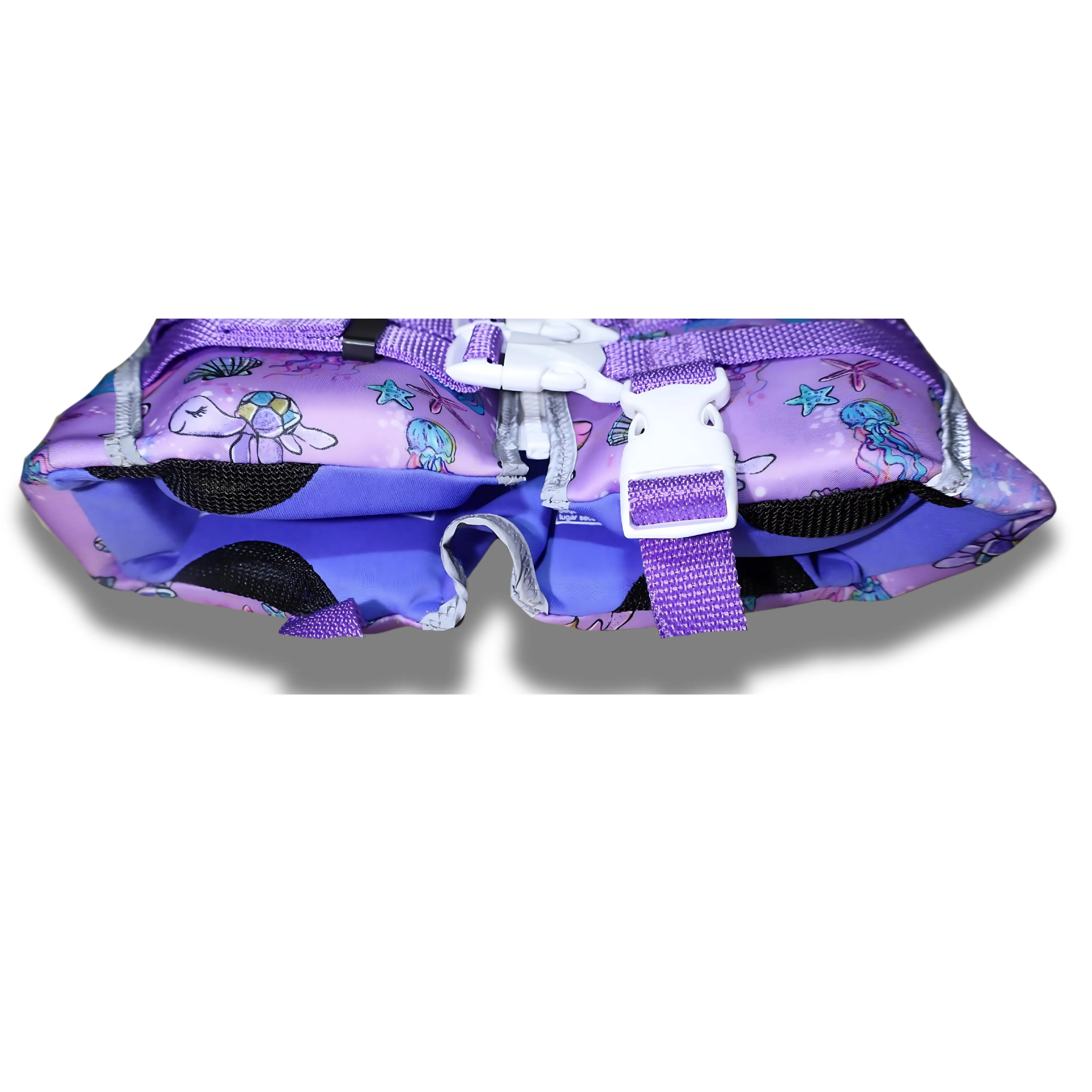 GIRL'S PURPLE TURTLE CHILD'S REFLECTIVE LIFE VEST