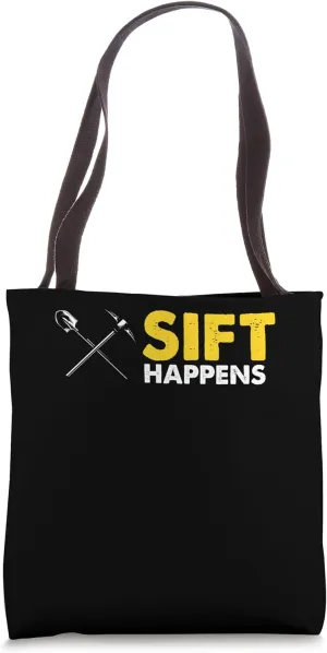Gold Panning Design for Gold Miner and Gold Panner Designs Tote Bag