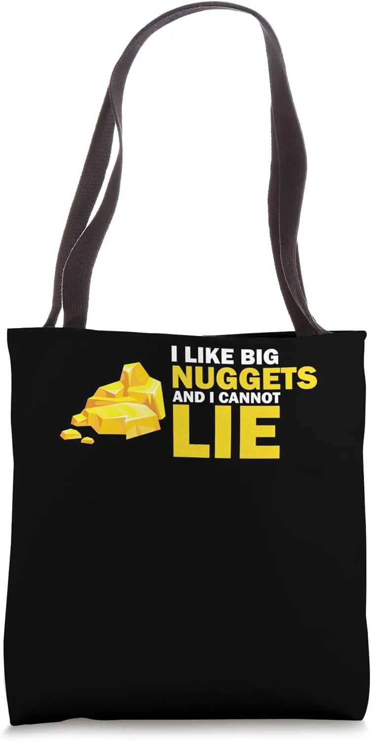 Gold Panning Design for Gold Miner and Gold Panner Designs Tote Bag