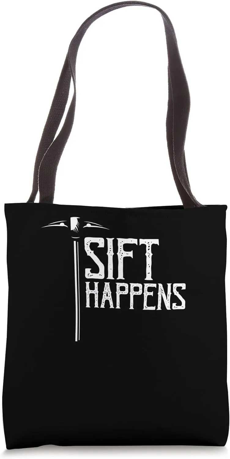 Gold Panning Design for Gold Miner and Gold Panner Designs Tote Bag