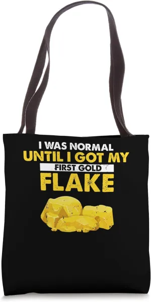 Gold Panning Design for Gold Miner and Gold Panner Designs Tote Bag