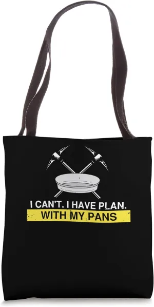 Gold Panning Design for Gold Miner and Gold Panner Designs Tote Bag