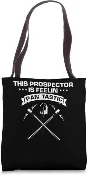 Gold Panning Design for Gold Miner and Gold Panner Designs Tote Bag
