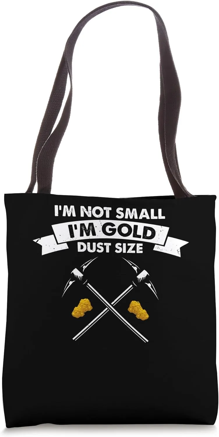 Gold Panning Design for Gold Miner and Gold Panner Designs Tote Bag