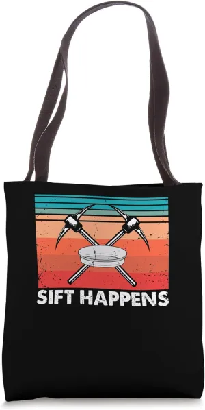 Gold Panning Design for Gold Miner and Gold Panner Designs Tote Bag