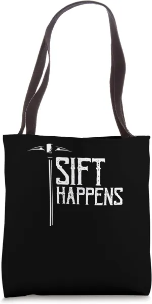 Gold Panning Design for Gold Miner and Gold Panner Designs Tote Bag