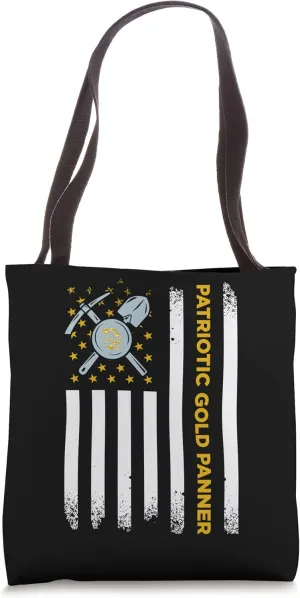 Gold Panning For Gold Panner Prospector Gold Gold Mining Tote Bag