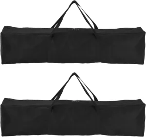 HARFINGTON 2pcs Camping Chair Replacement Bag 33.5" x 5.9" Folding Chair Carry Bag Oxford Cloth Storage Tent Bag with Handle Strap for Travel Outdoor Camping Sports, Black