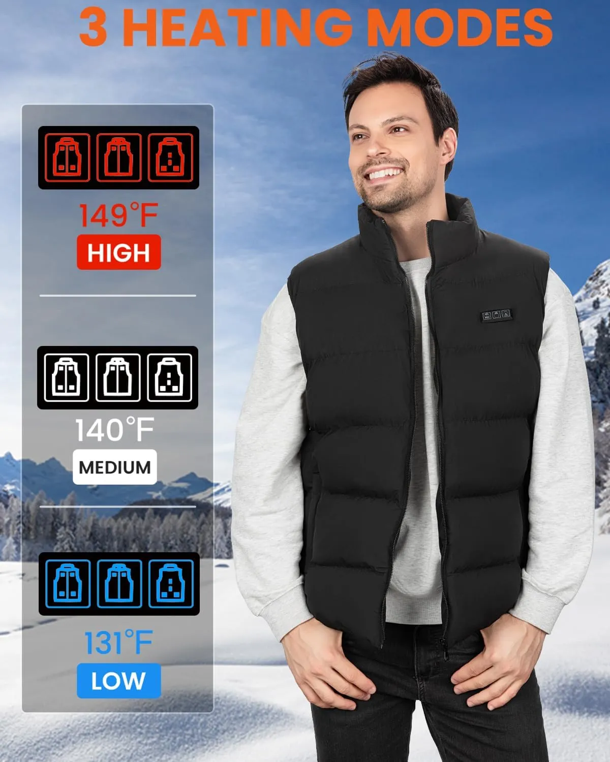 Heated Vest for Men