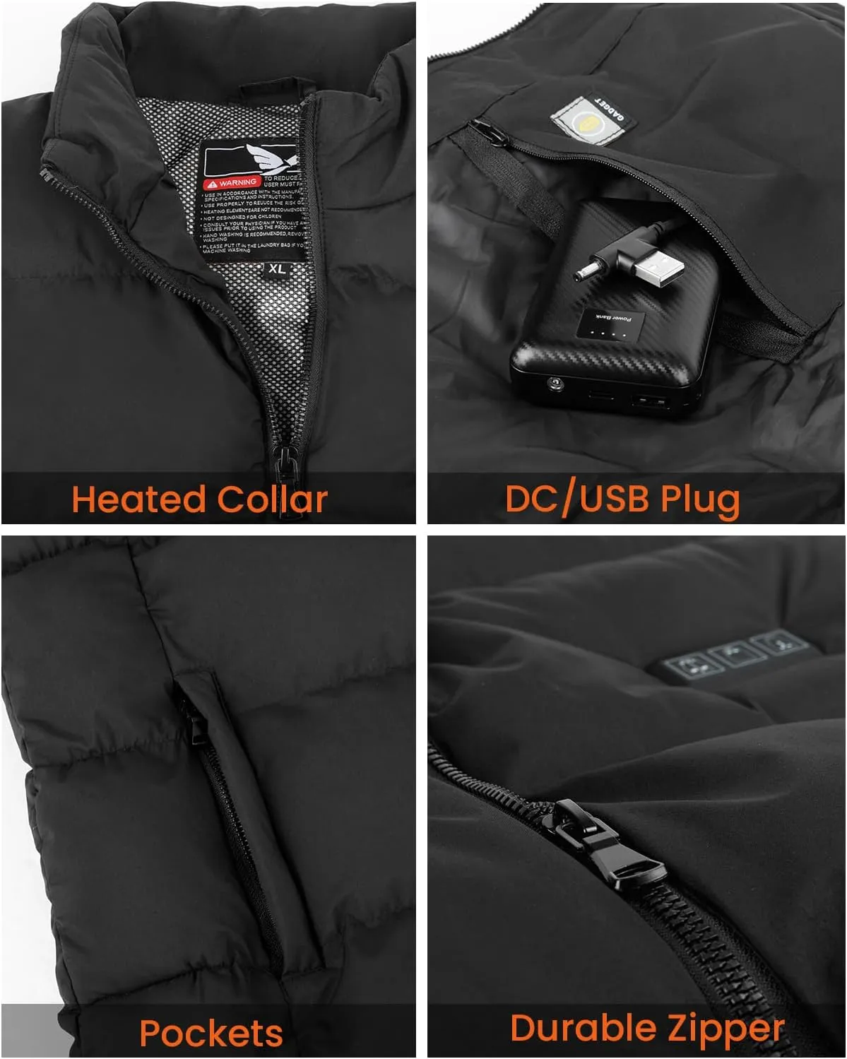 Heated Vest for Men